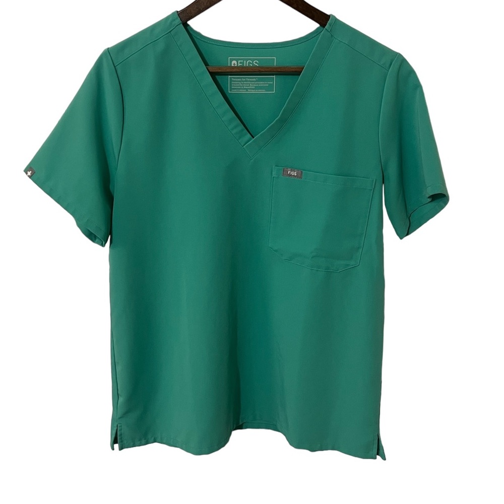 Women’s Figs Catarina One-Pocket Short Sleeve Scrub Top - Mint Green (Size M)